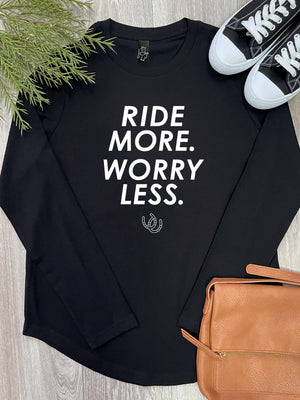 Ride More Worry Less Olivia Long Sleeve Tee