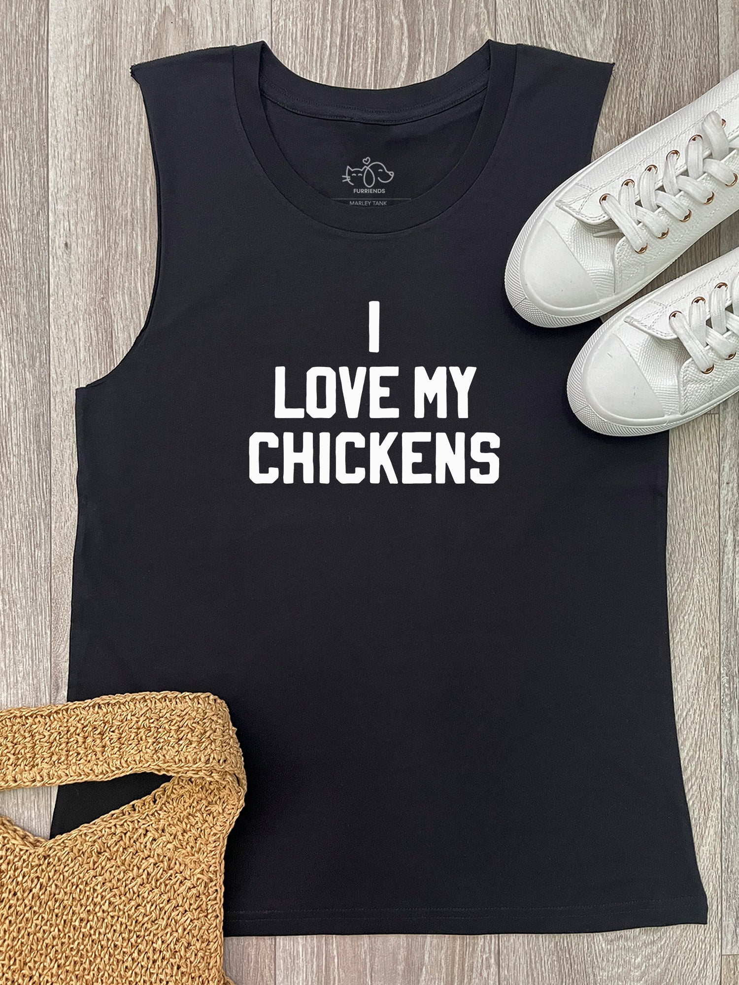 I Love My Chickens Marley Tank