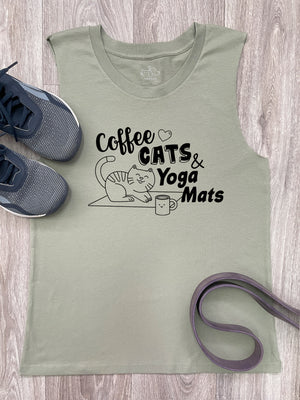 Coffee, Cats & Yoga Mats Marley Tank