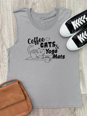 Coffee, Cats & Yoga Mats Marley Tank