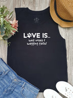 Love Is... Wet Noses & Wagging Tails! Marley Tank