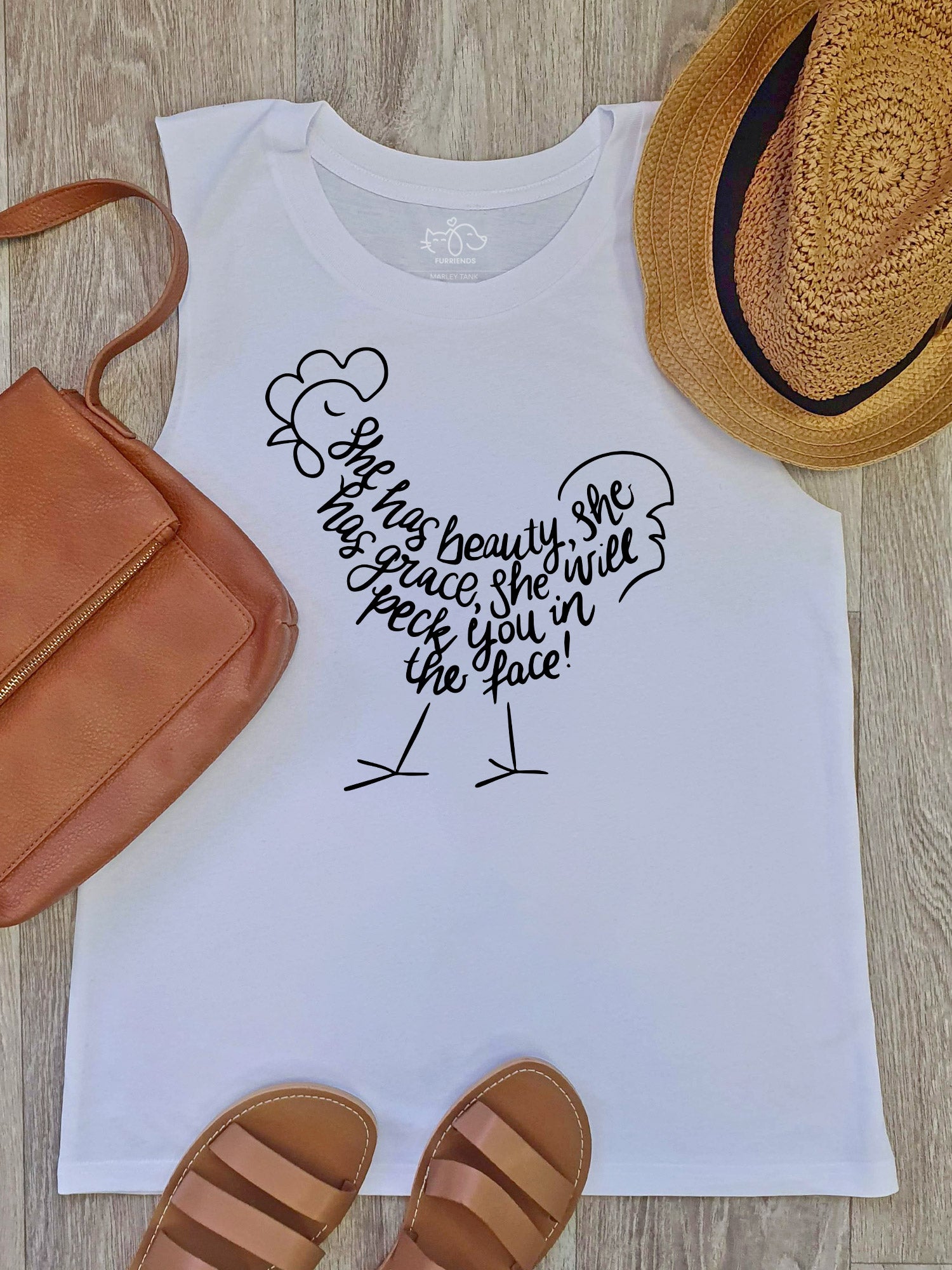 Peck You In The Face Marley Tank