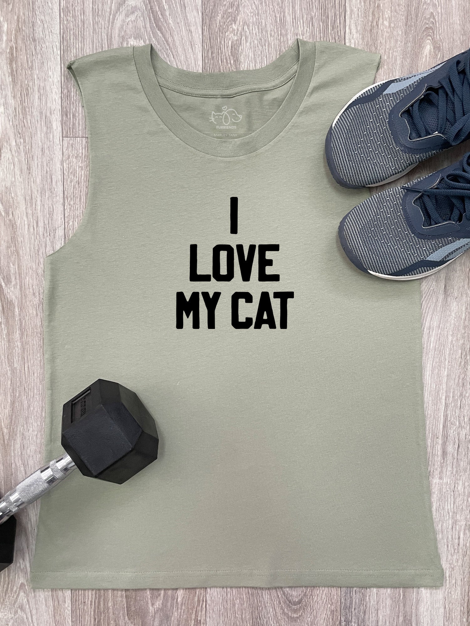 I Love My Cat Marley Tank
