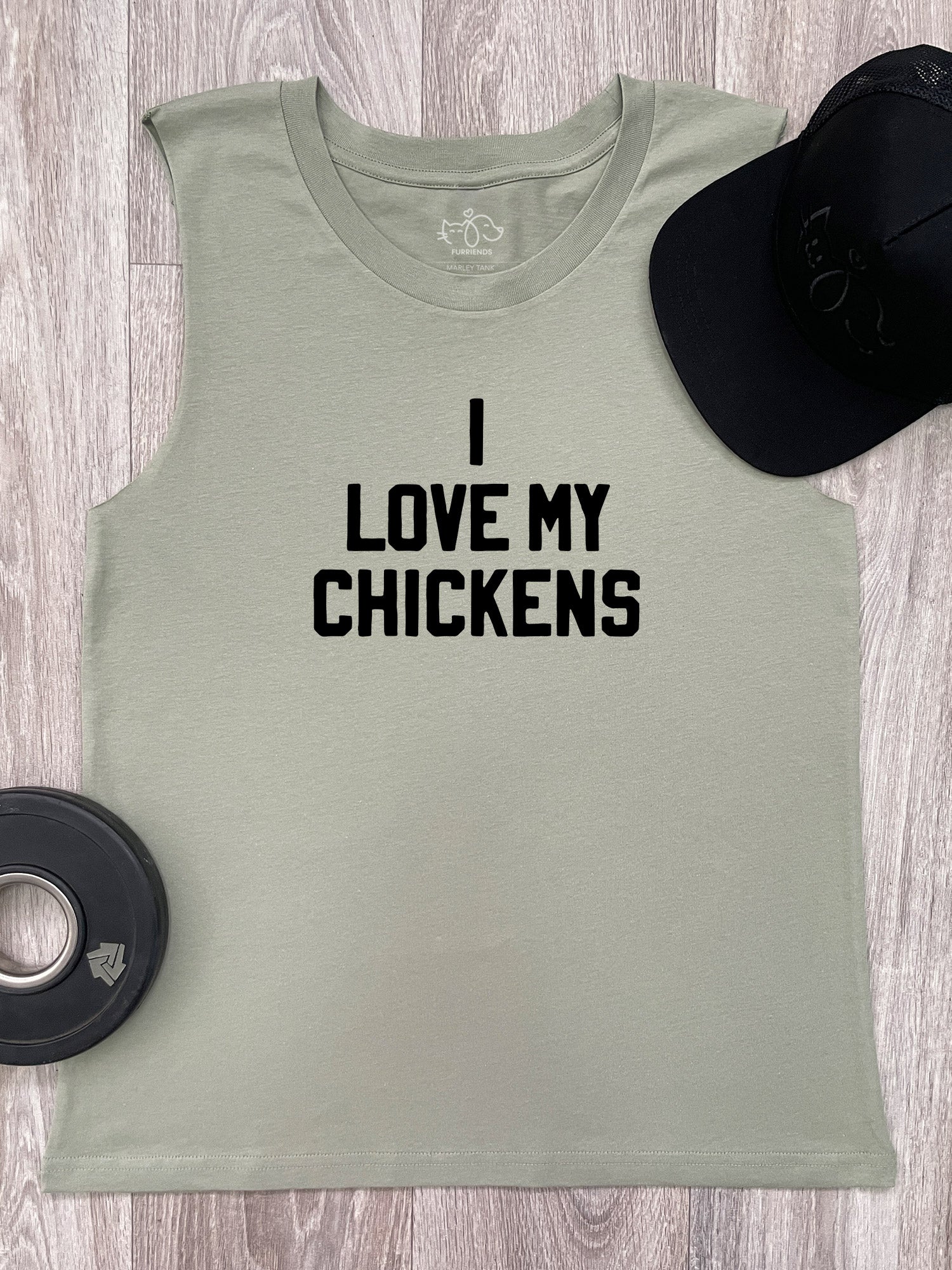 I Love My Chickens Marley Tank