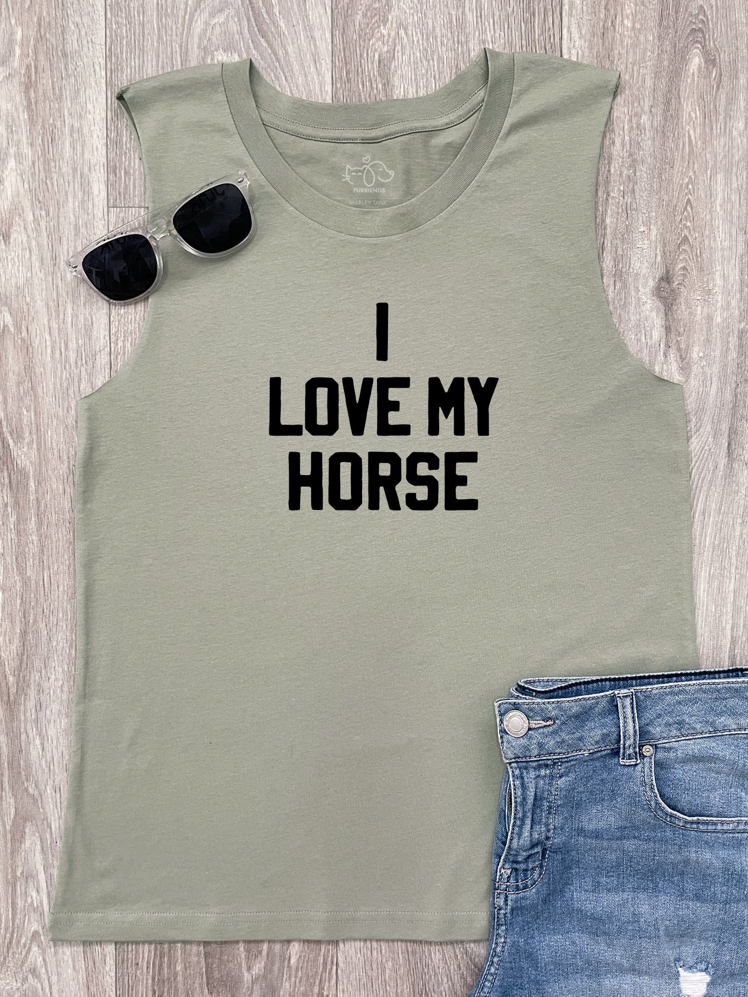 I Love My Horse Marley Tank