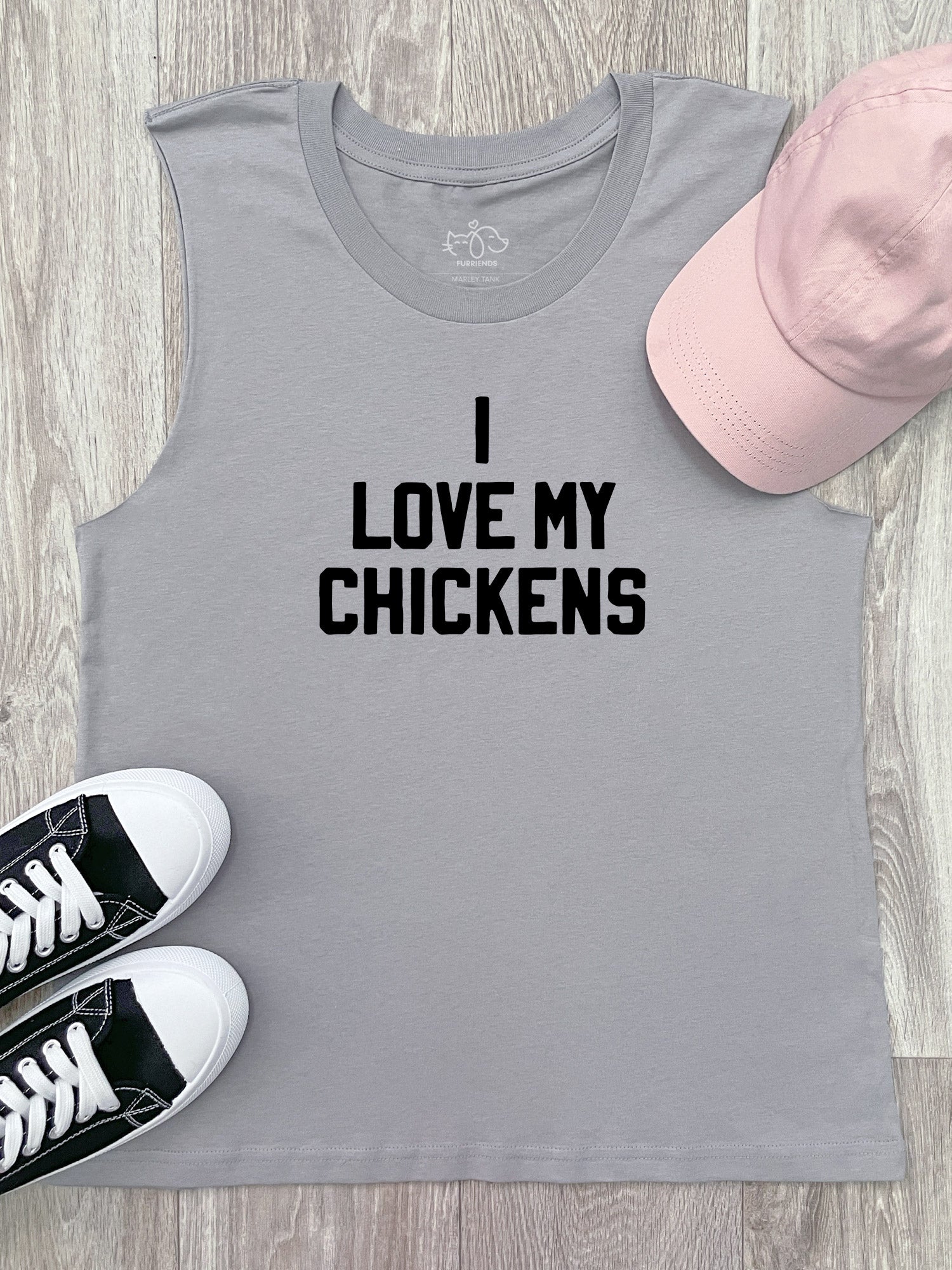 I Love My Chickens Marley Tank