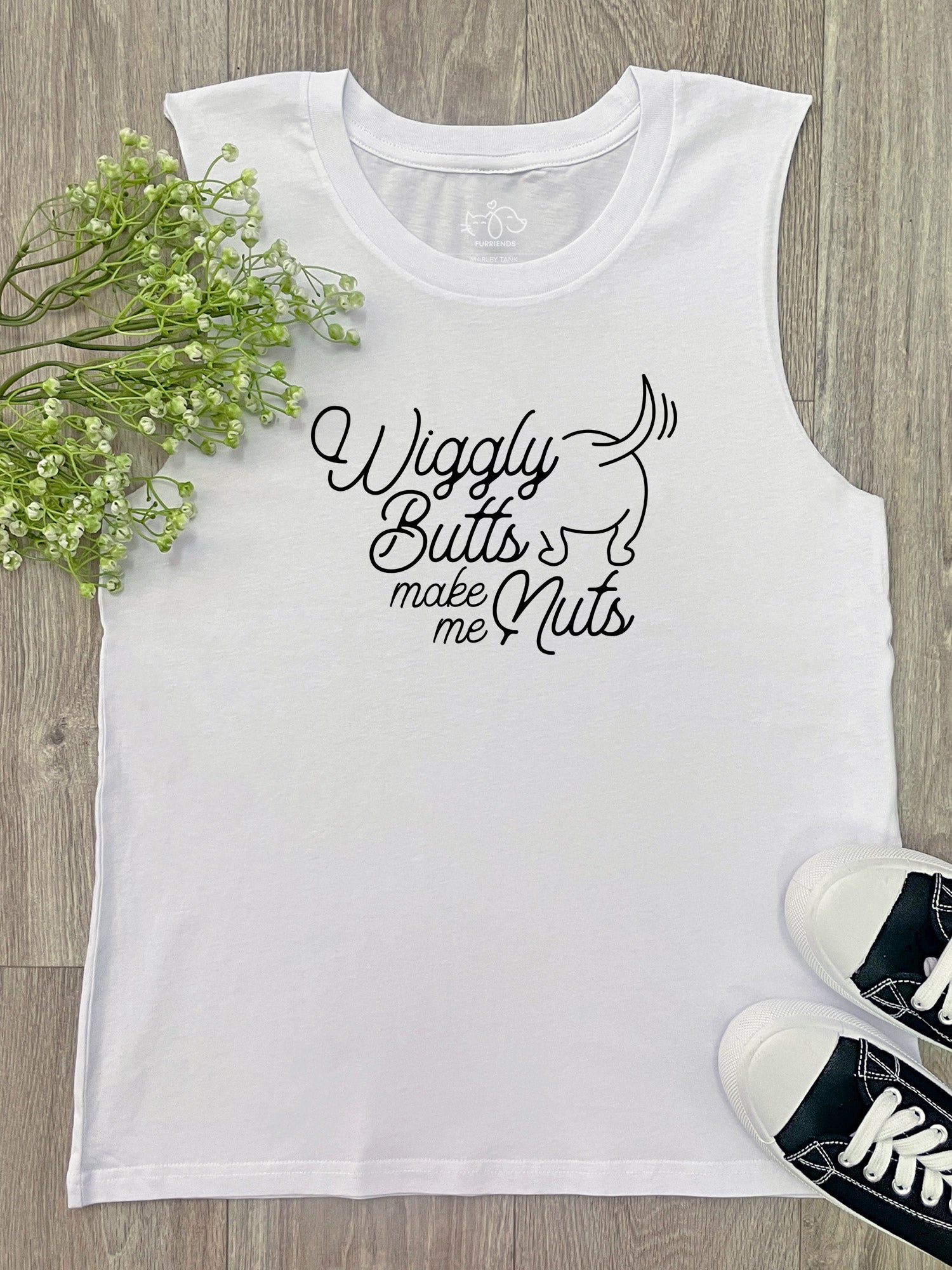 Wiggly Butts Make Me Nuts Marley Tank