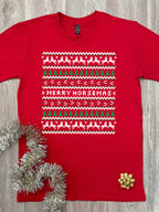 Merry Horsemas Ugly Sweater Essential Unisex Tee