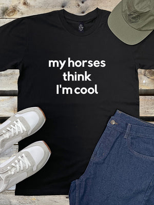 My Horse Thinks I'm Cool Essential Unisex Tee