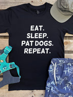 Eat. Sleep. Pat Dogs. Repeat. Essential Unisex Tee