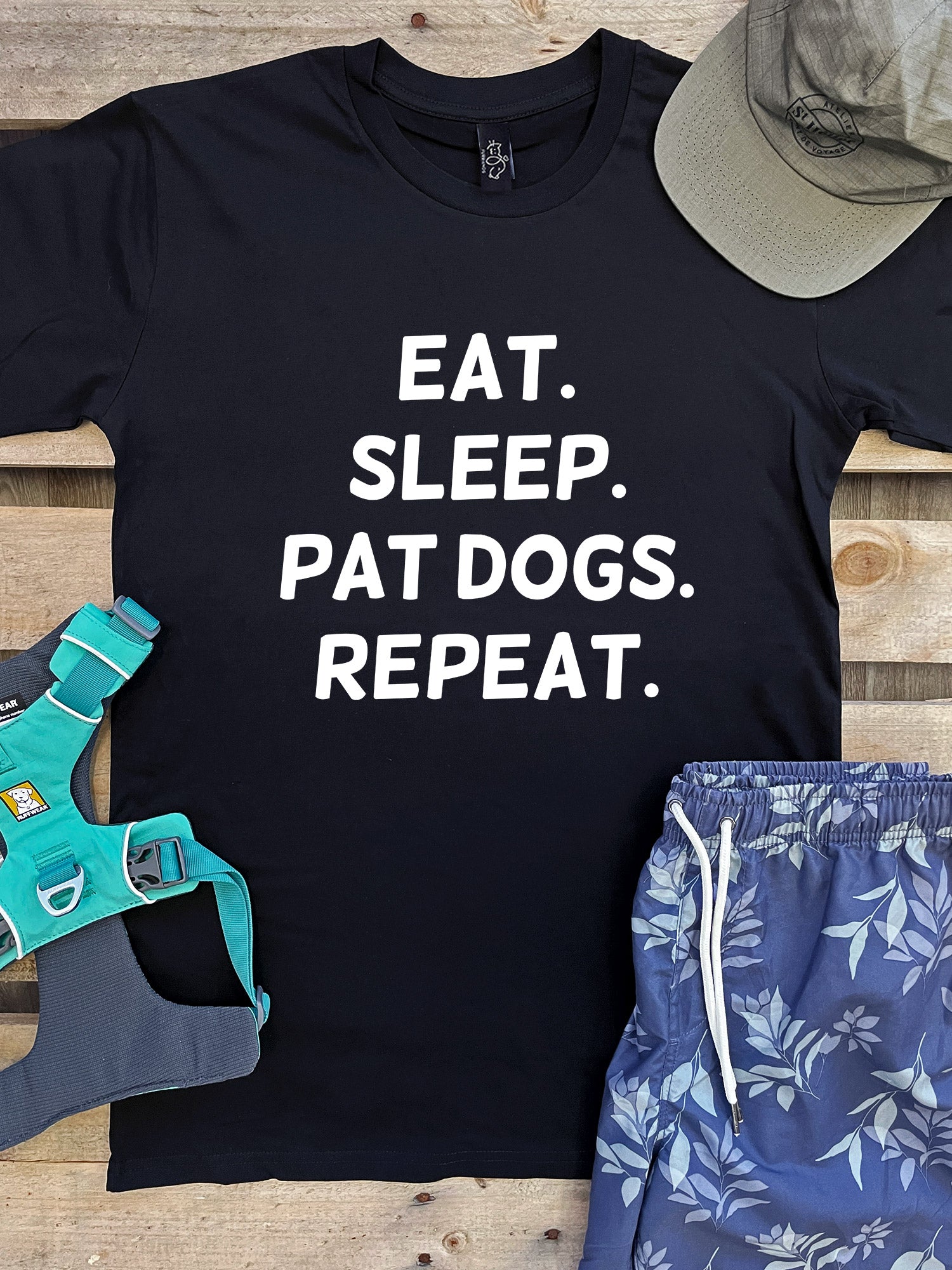 Eat. Sleep. Pat Dogs. Repeat. Essential Unisex Tee