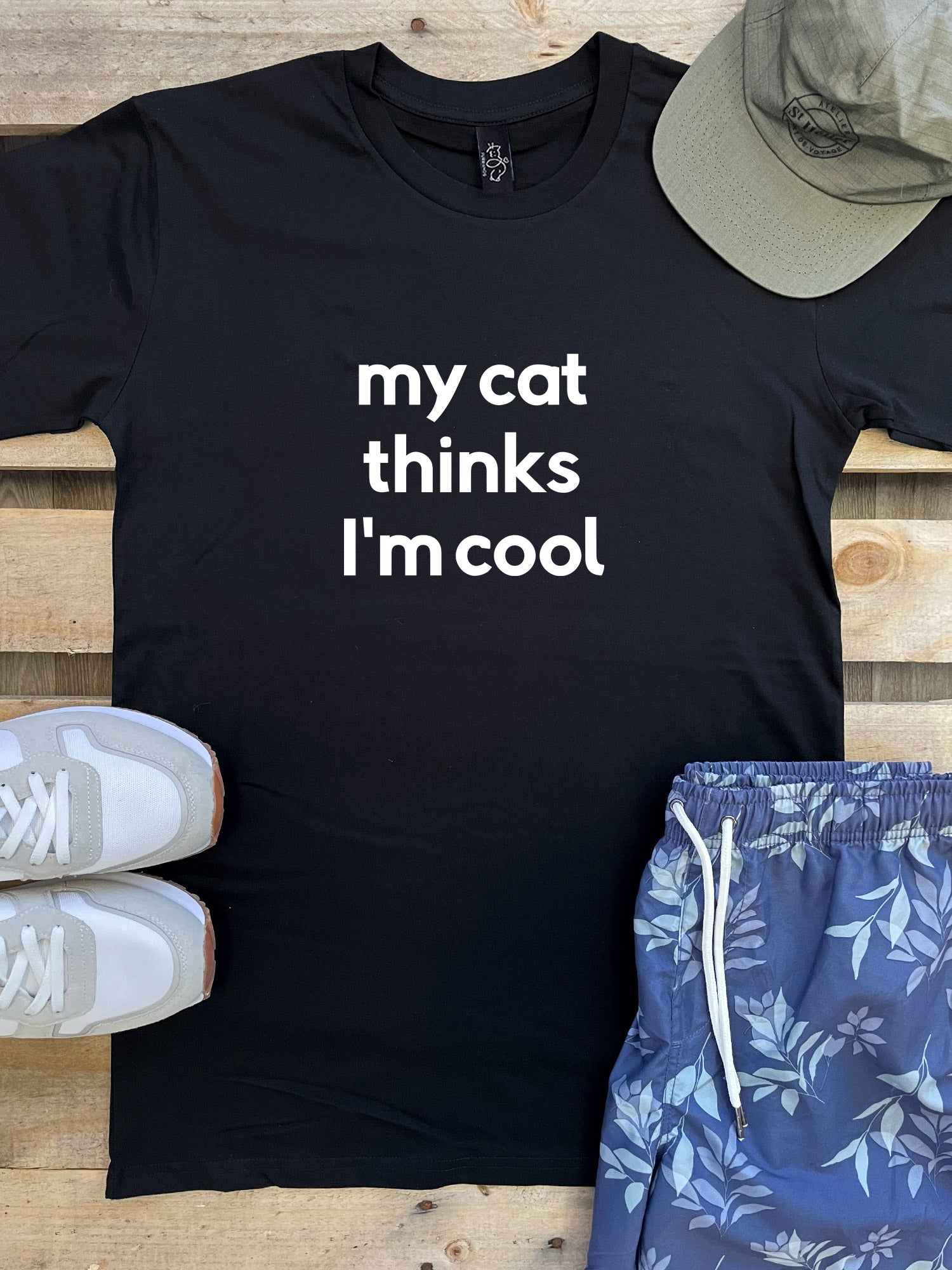My Cat Thinks I'm Cool Essential Unisex Tee