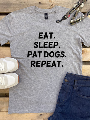 Eat. Sleep. Pat Dogs. Repeat. Essential Unisex Tee