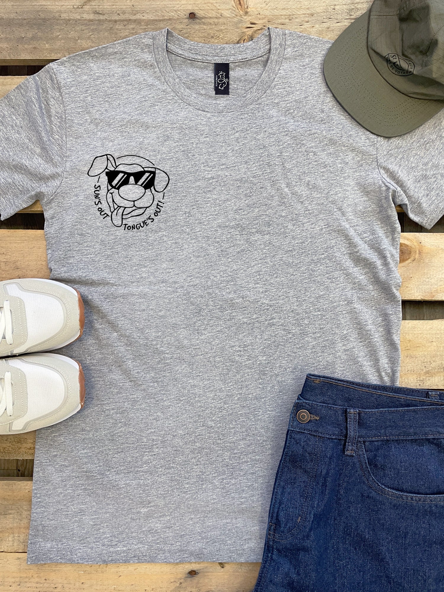 Sun's Out Tongue's Out Essential Unisex Tee