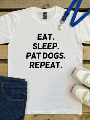 Eat. Sleep. Pat Dogs. Repeat. Essential Unisex Tee