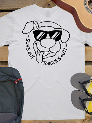 Sun's Out Tongue's Out Essential Unisex Tee