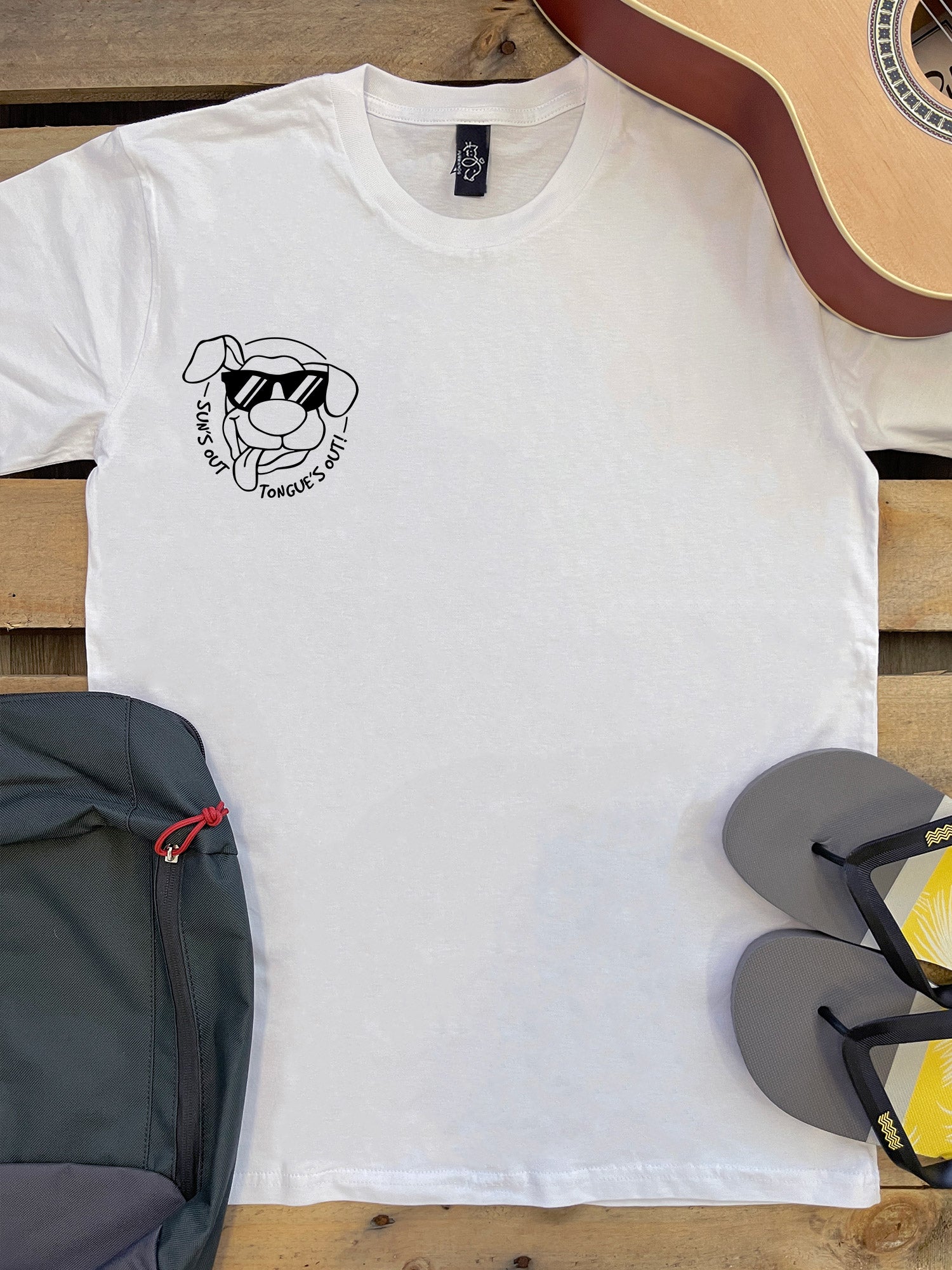 Sun's Out Tongue's Out Essential Unisex Tee