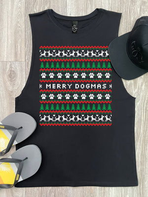 Merry Dogmas Ugly Sweater Axel Drop Armhole Muscle Tank