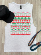 Merry Dogmas Ugly Sweater Axel Drop Armhole Muscle Tank