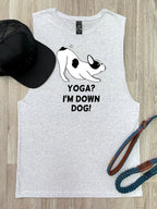 Yoga? I'm Down Dog! Axel Drop Armhole Muscle Tank