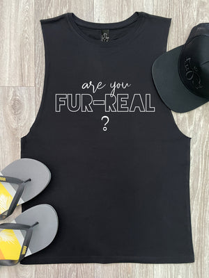 Are You Fur-Real? Axel Drop Armhole Muscle Tank