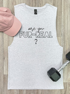 Are You Fur-Real? Axel Drop Armhole Muscle Tank