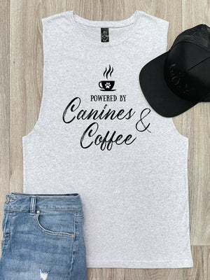 Canines & Coffee Axel Drop Armhole Muscle Tank