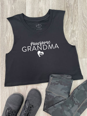 Pawsome Grandma Myah Crop Tank