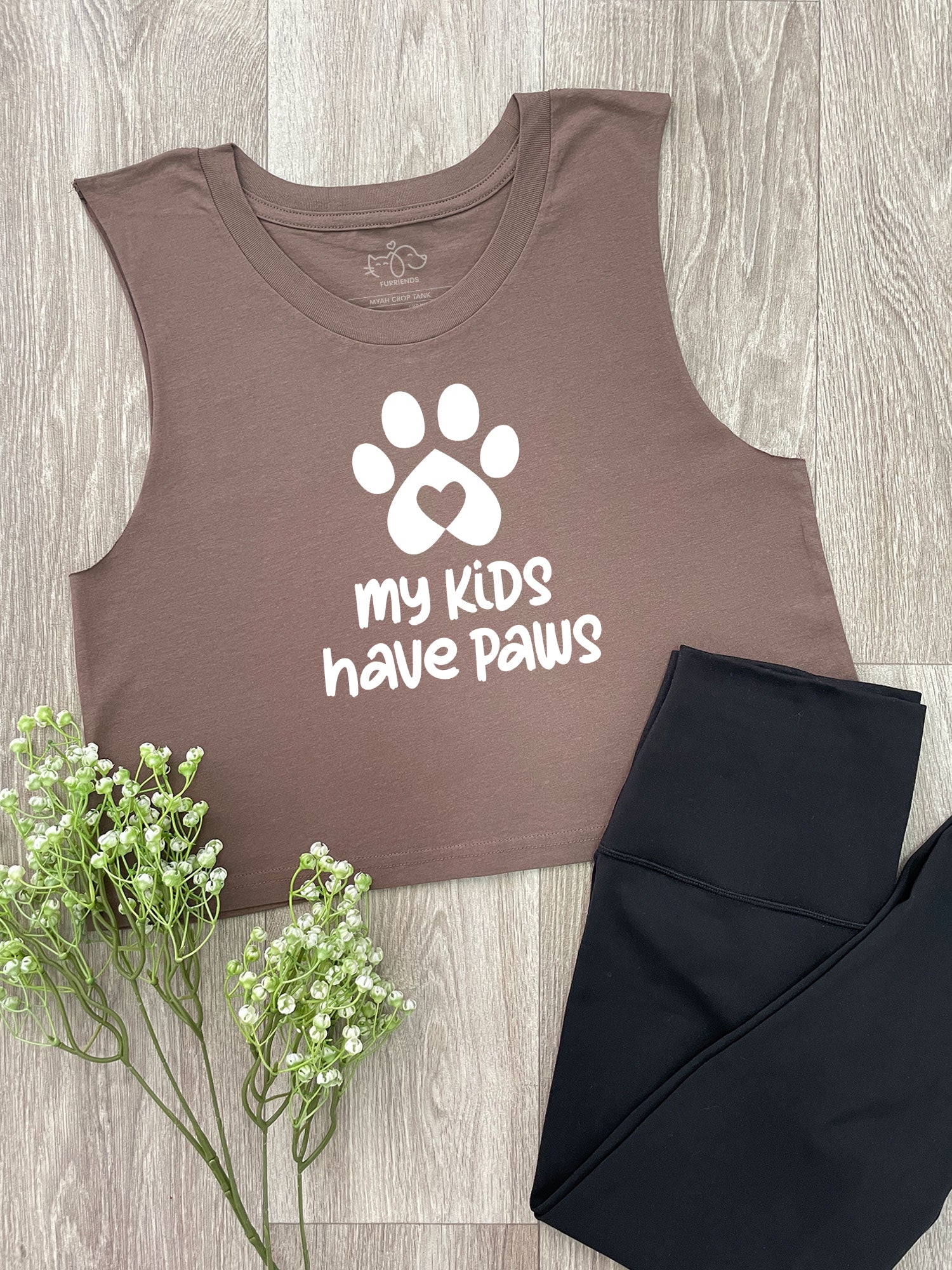 My Kids Have Paws Myah Crop Tank