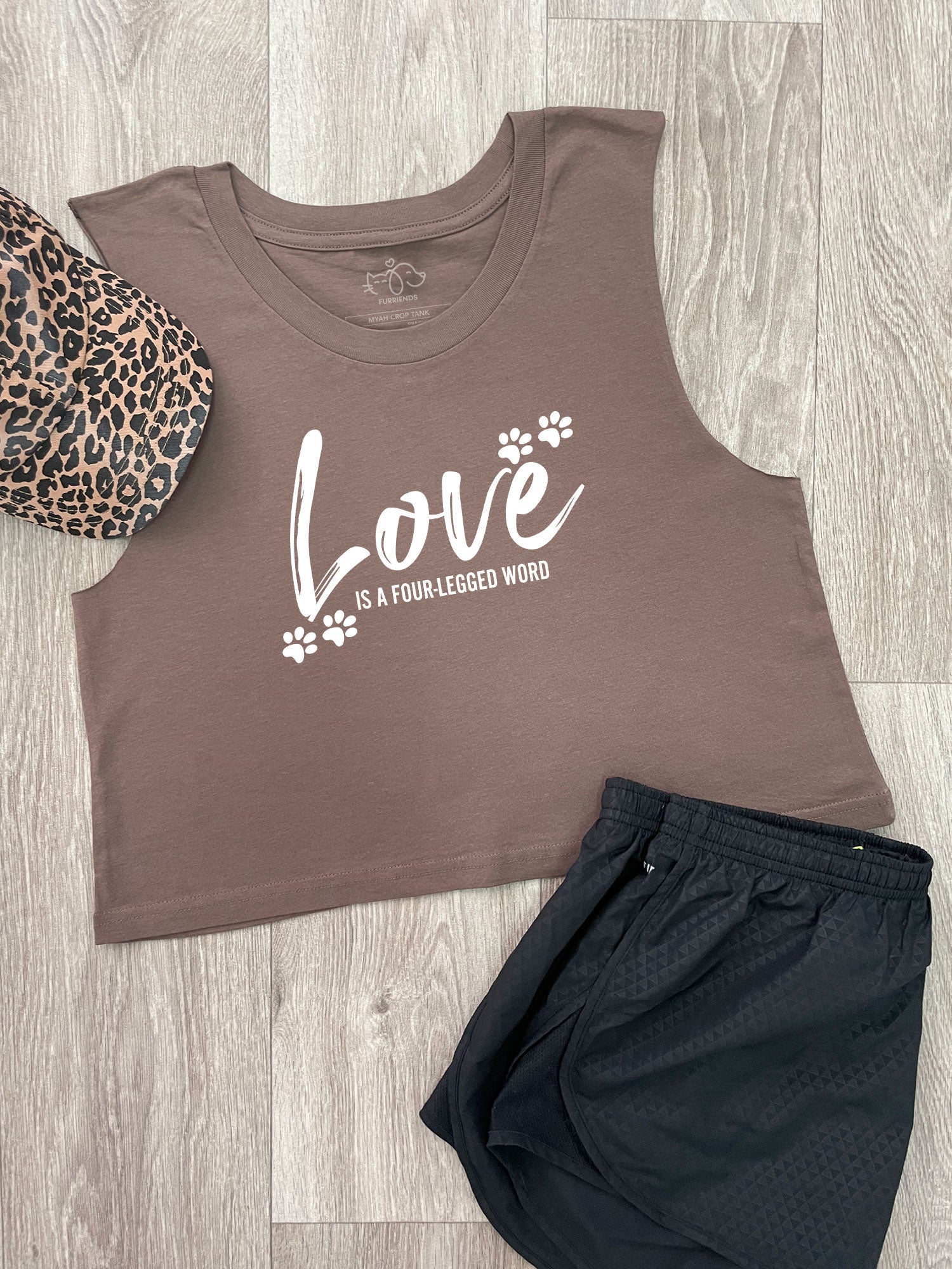 Love Is A Four-Legged Word Myah Crop Tank