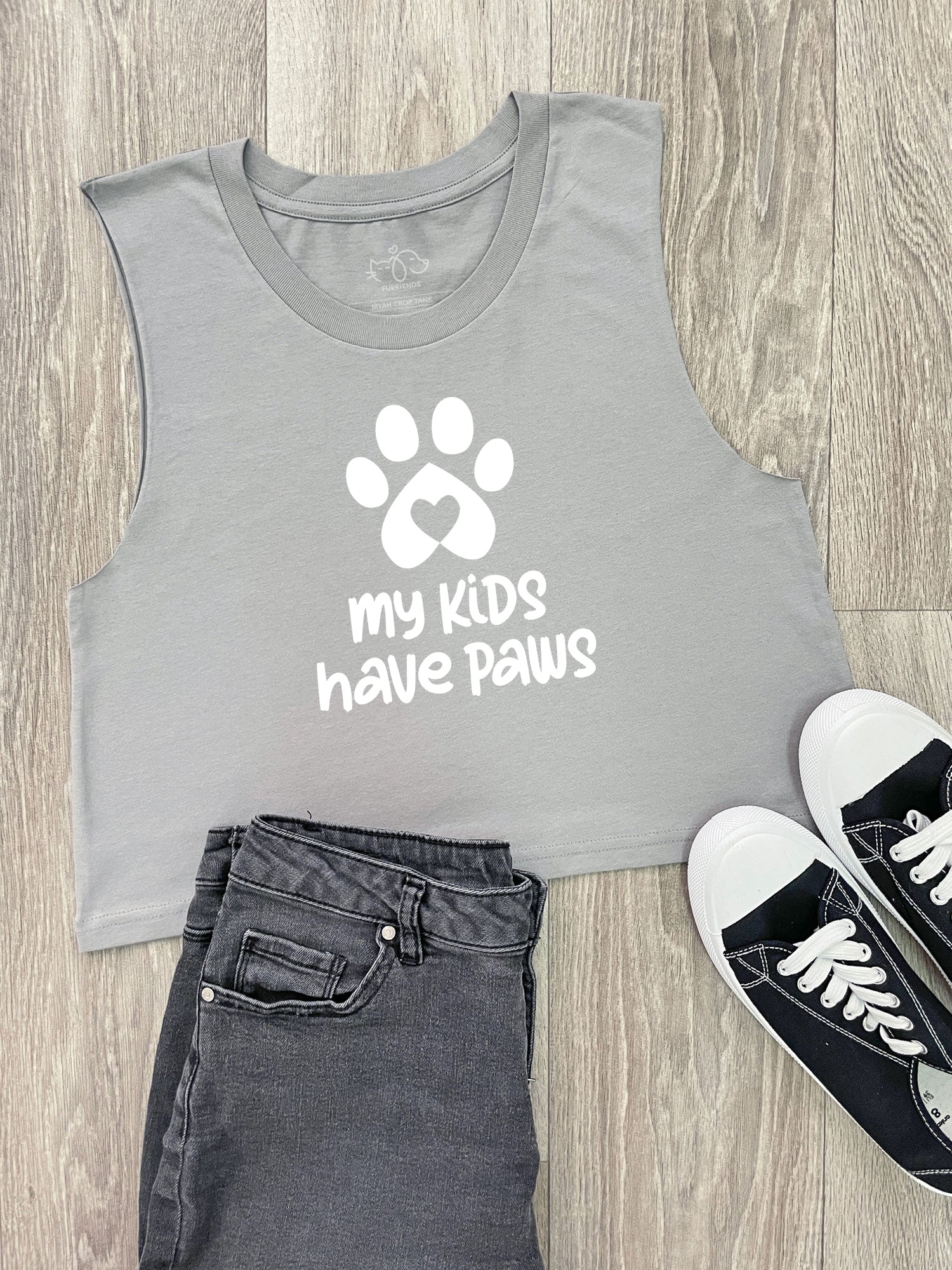 My Kids Have Paws Myah Crop Tank