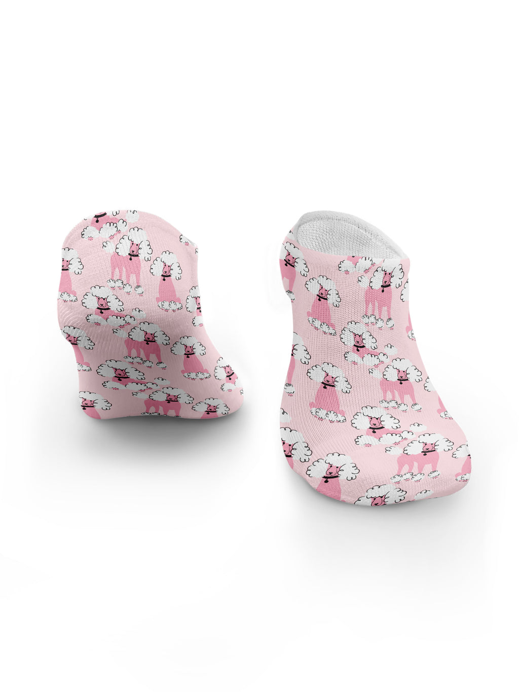 Pretty Poodles No Show Socks