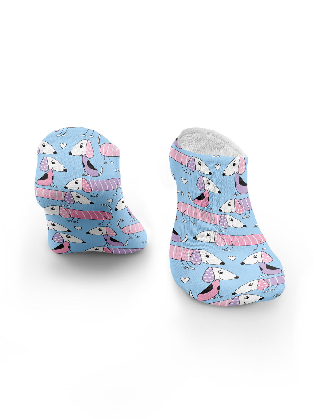 Sausage Dogs No Show Socks