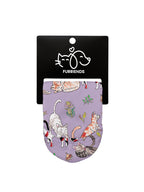 Feline Fine No Show Socks