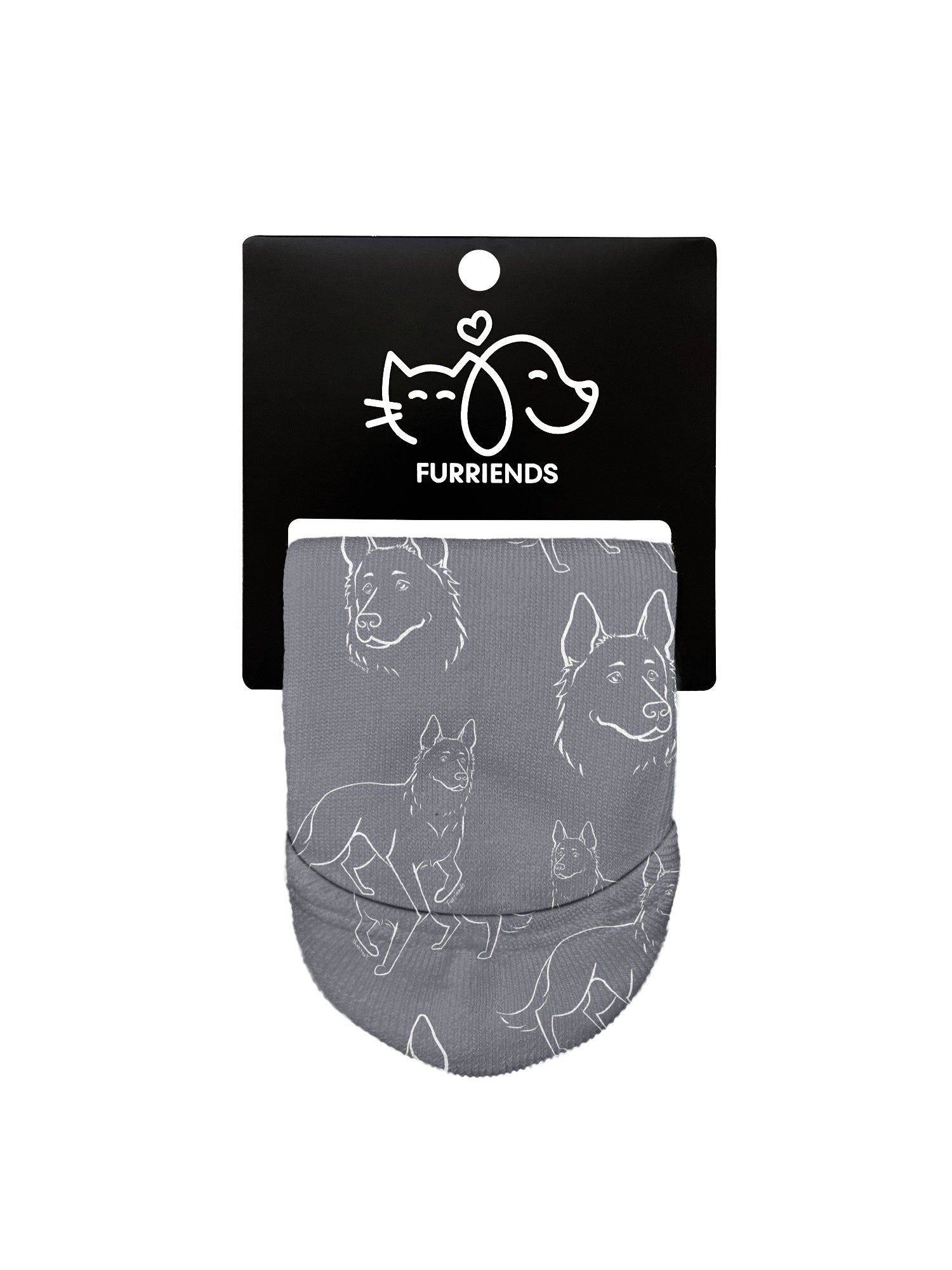 German Shepherd No Show Socks
