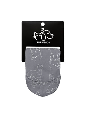 German Shepherd No Show Socks
