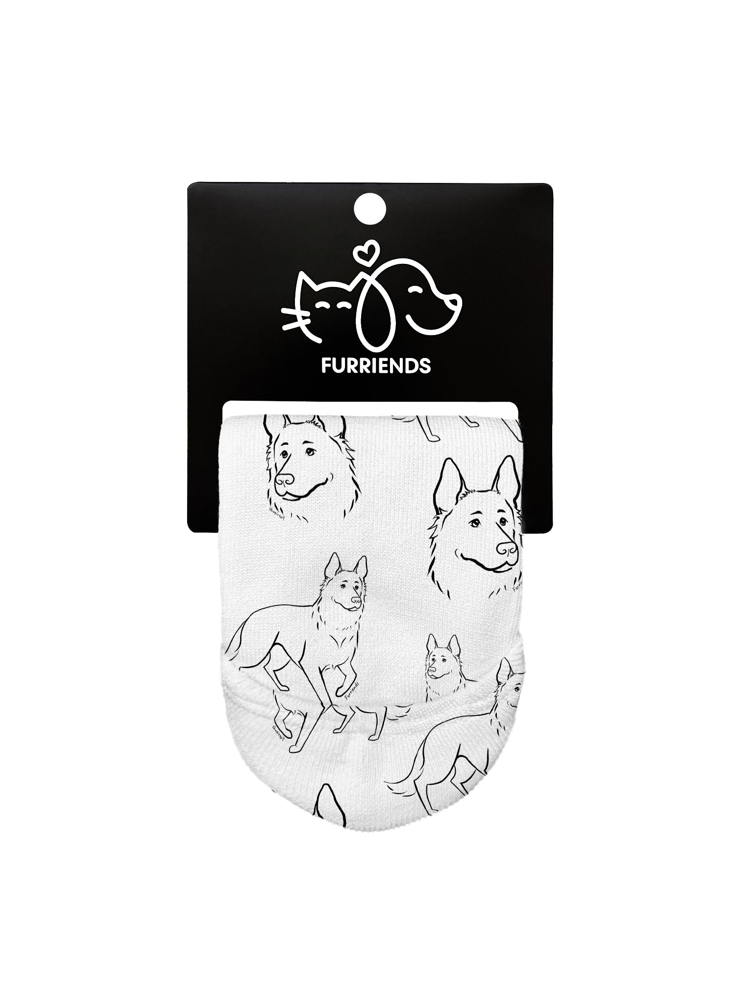 German Shepherd No Show Socks