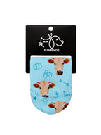 Custom Farm Animal Face No-Show Socks