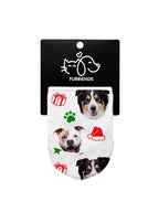 Custom Festive Theme Pet Face No-Show Socks