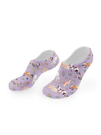 Feline Fine No Show Socks