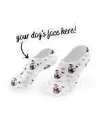 Custom Dog Face No-Show Socks