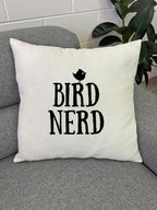 Bird Nerd Linen Cushion Cover