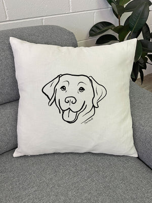 Labrador Linen Cushion Cover