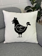 Mother Hen Linen Cushion Cover