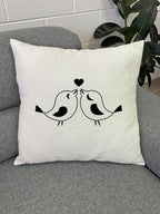 Tweethearts Linen Cushion Cover