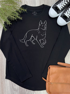German Shepherd Olivia Long Sleeve Tee
