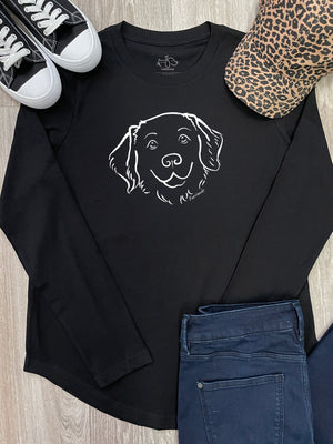 Golden Retriever Olivia Long Sleeve Tee