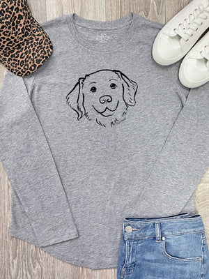 Golden Retriever Olivia Long Sleeve Tee