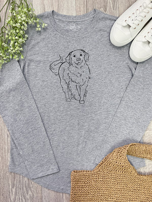 Golden Retriever Olivia Long Sleeve Tee