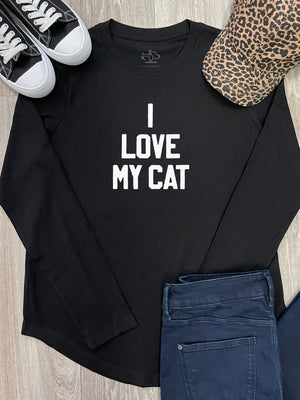 I Love My Cat Olivia Long Sleeve Tee